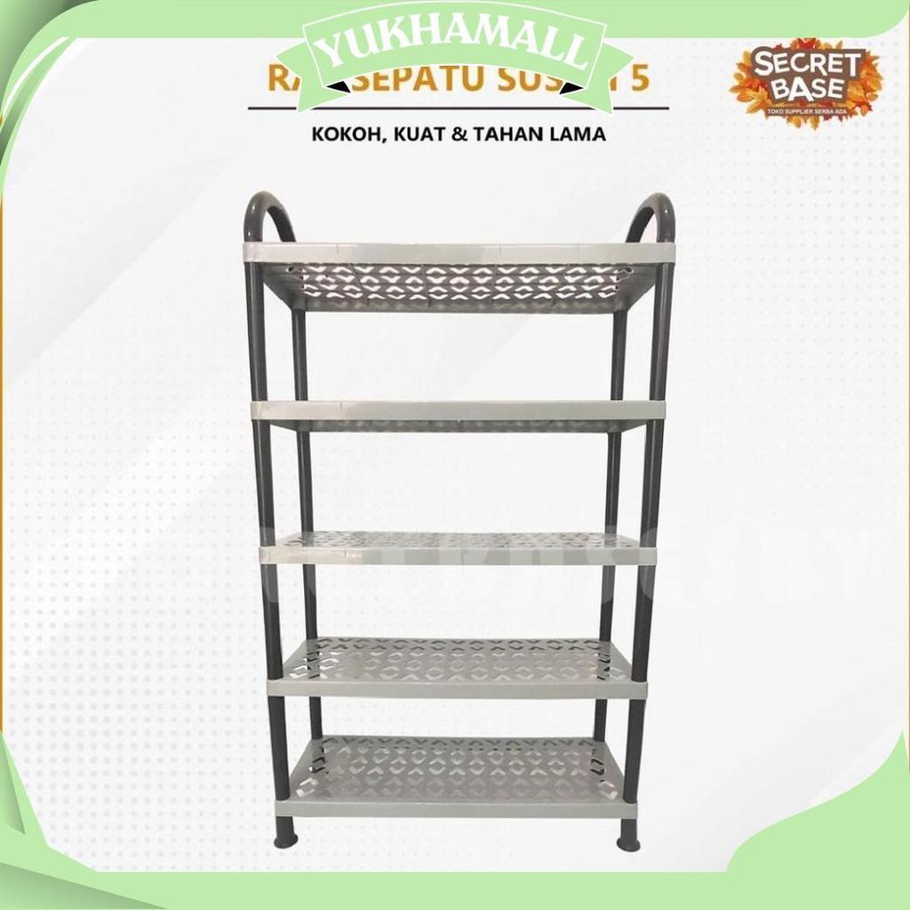 Rak Sepatu Susun - Rak Besar / Tempat Sandal / Rak Sepatu Kokoh Plastik Promo
