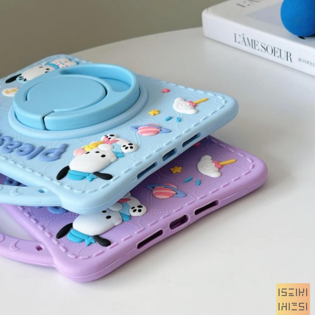 Soft Case Samsung Tab A9 / A9 Plus / S6 Lite / A8 / A7 / A7 / S9 FE Lite Casing Lucu Karakter Cartoo