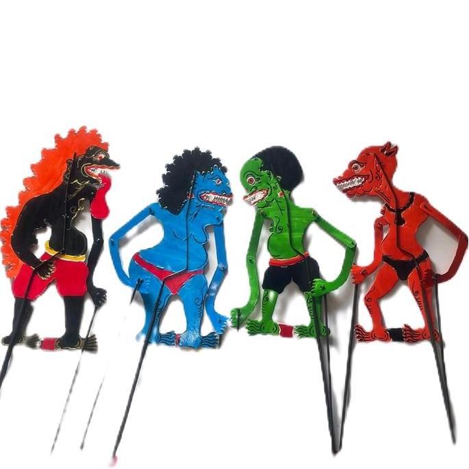 WAYANG SETANAN BAHAN KERTAS DUPLEK TEBAL UKURAN BESAR AYB