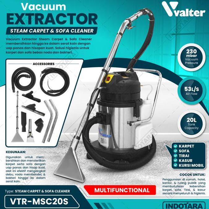 SOL MARRON Vakum Pembersih Karpet / Vacuum Extractor Carpet Cleaner Valter