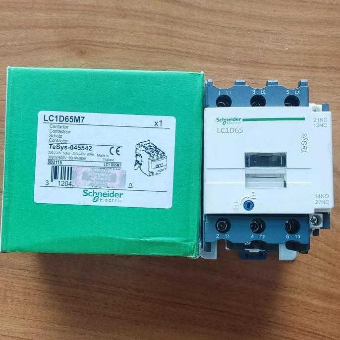 Promo Kontaktor Lc1d65 Contaktor LC1D65 / LC1D65M7 220V COD