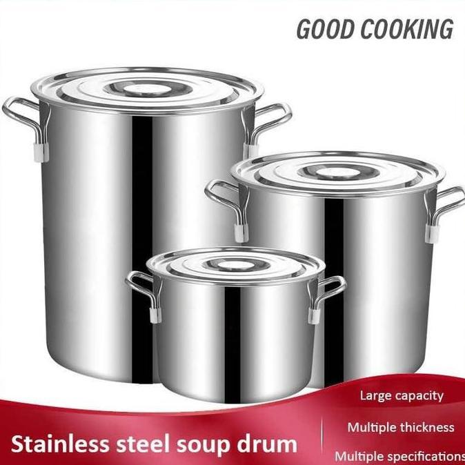 PANCI STAINLESS STEEL 304  PANCI DANDANG BAKSO STOCK POT TEBAL