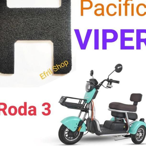 Alas Kaki Kaet Sepeda Motor Listrik Roda Ta Pacific Viper Roda 3
