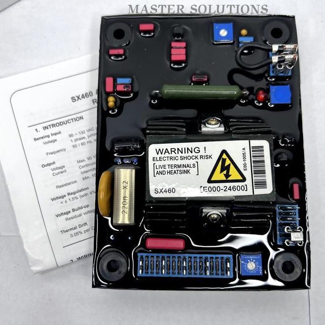Avr Sx460 / Avr Sx 460 Red Np Logo / Avr Genset Sx460