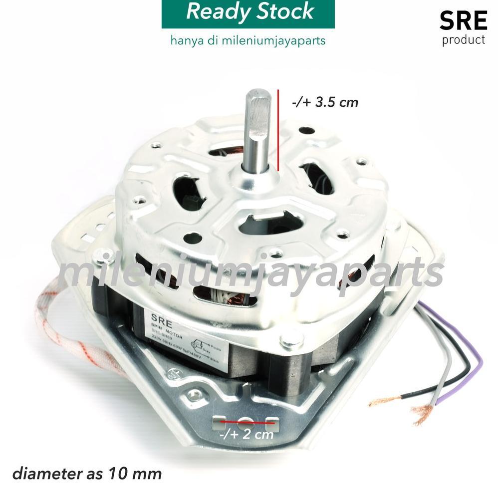 Dinamo Mesin Cuci Spin Sharp / Motor Pengering Mesin Cuci SHARP diameter as 10 mm Sparepart mesin cu