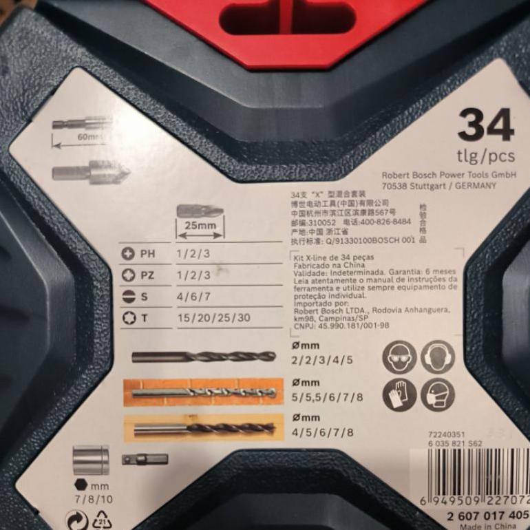 Mata bor set besi kayu beton KOMPLIT BOSCH terbaik Sparepart mesin cuci