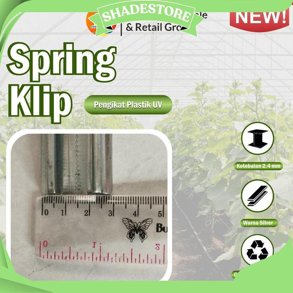 Penjepit Plastik Uv / Spring Klip Alat Pasang Plastik Uv Cod