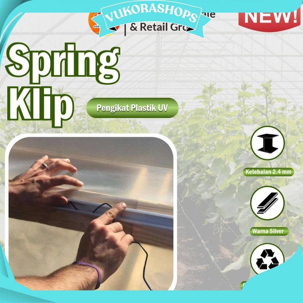 Penjepit Plastik Uv / Spring Klip Alat Pasang Plastik Uv Ori