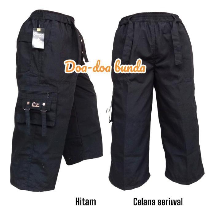 DF16 >> Celana Sirwal Dewasa Model Kantong Cargo Ring/Celana Sunnah Dewasa Model Kantong Cargo Ring/