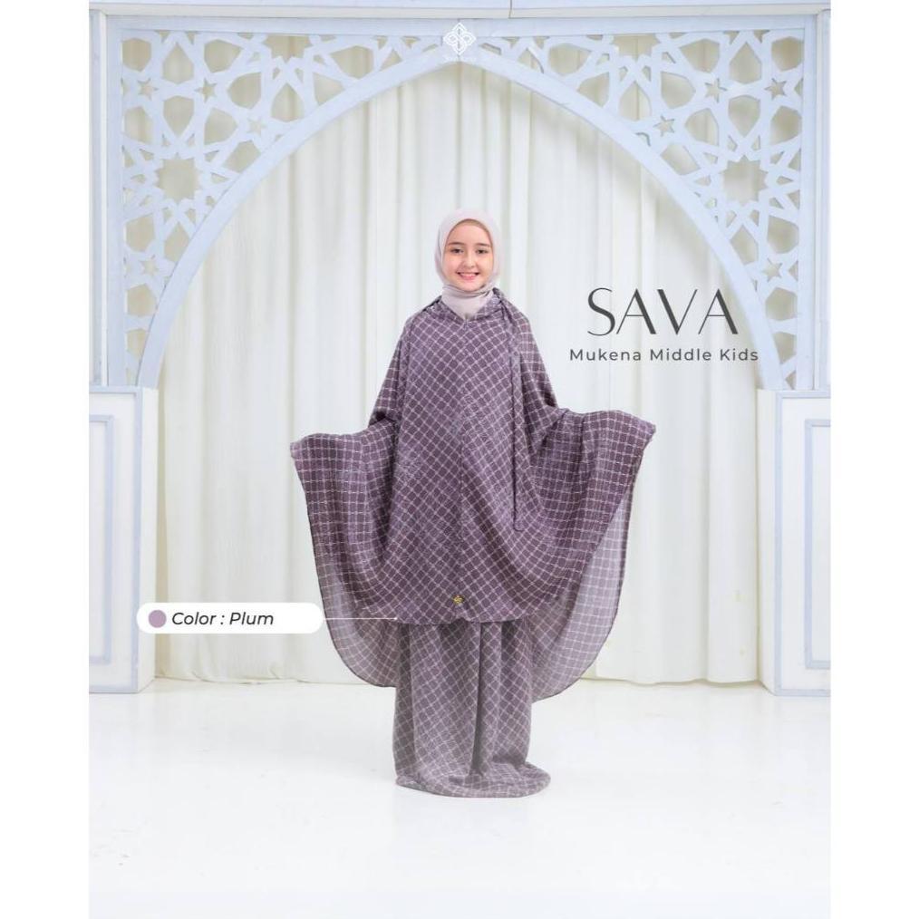 Sava Mukena Middle by Shieraki Indonesia | Mukena Anak 3 in 1
