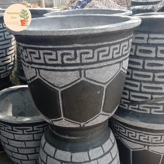 pot semen bulat besar diameter 60cm