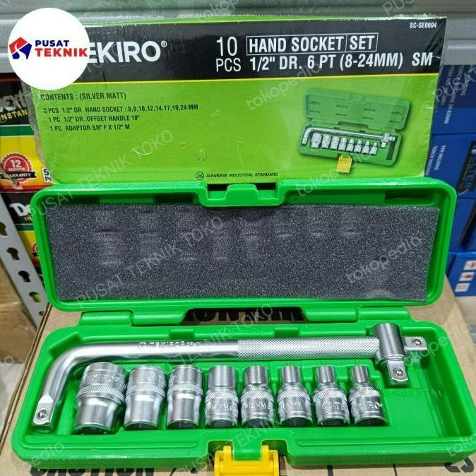 KUNCI SOK TEKIRO 8-24 / KUNCI SOK TEKIRO / SOK SET TEKIRO 10PCS