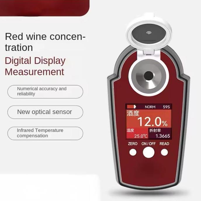 KAHONO- AW-25 Alcohol Alkohol Anggur Test Wine Meter Tester Meter Alcoholmeter Concentration Instrum