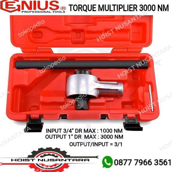TORQUE MULTIPLIER 3000 NM KUNCI TORQUE 3000 NM GENIUS