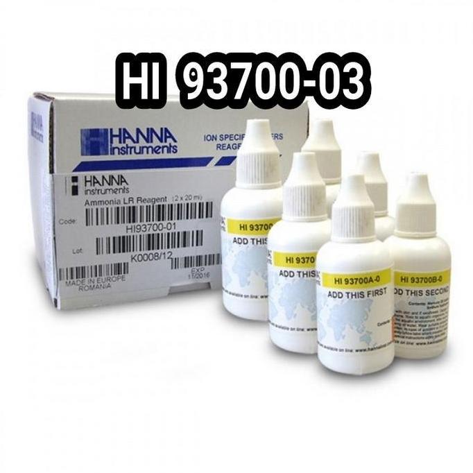 SHANKS- Hanna HI-93700-03 Reagents: 300 ammonia test HI-96700
