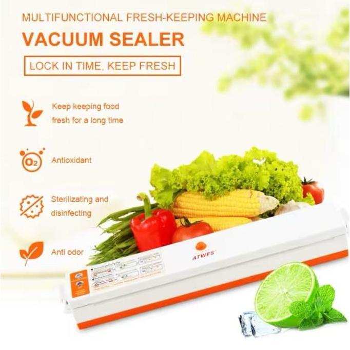 JAIDEE- LQL-08 Vacum Sealer Mesin Pengemas Vakum Sealer Makanan Portabel