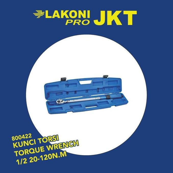 800422 LAKONI PRO KUNCI TORSI TORQUE WRENCH 1/2 20-120N.M