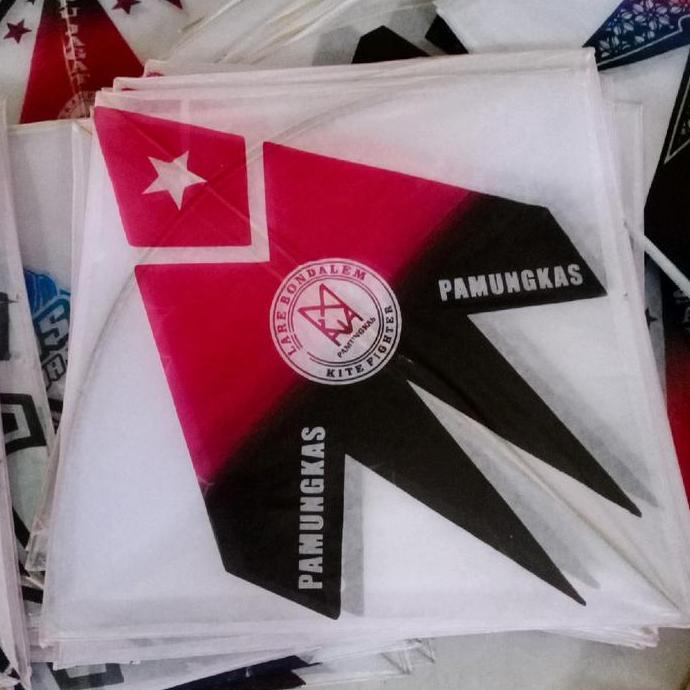 layangan Sukhoi standar isi 50pcs ukuran 57 arku sedang,keras