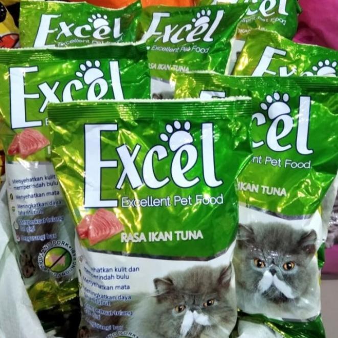 Xd27 Sd83 Murah Excel Exsel 500 Gram Pakan Makanan Kucing Cat Food Donat Ikan Segitiga Ayam Chicken 
