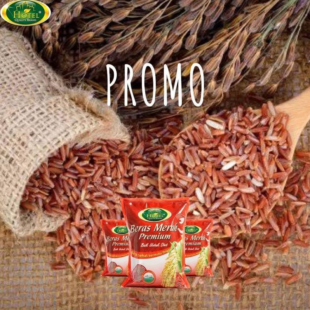 Beras Organik Merah 2Kg - Beras Merah Organik - Beras Organik Merah Hotel - Beras Hotel Organik Mera