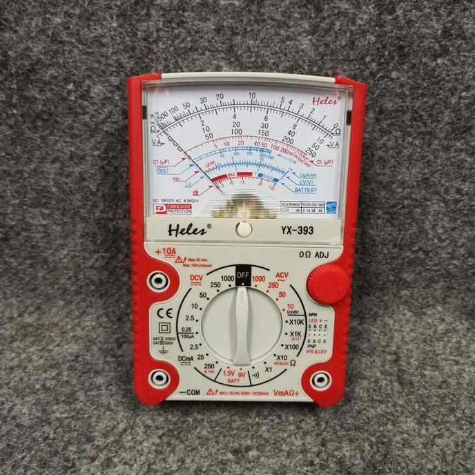 Multitester Multimeter Heles Yx-393 Yx393 Yx-393Tr