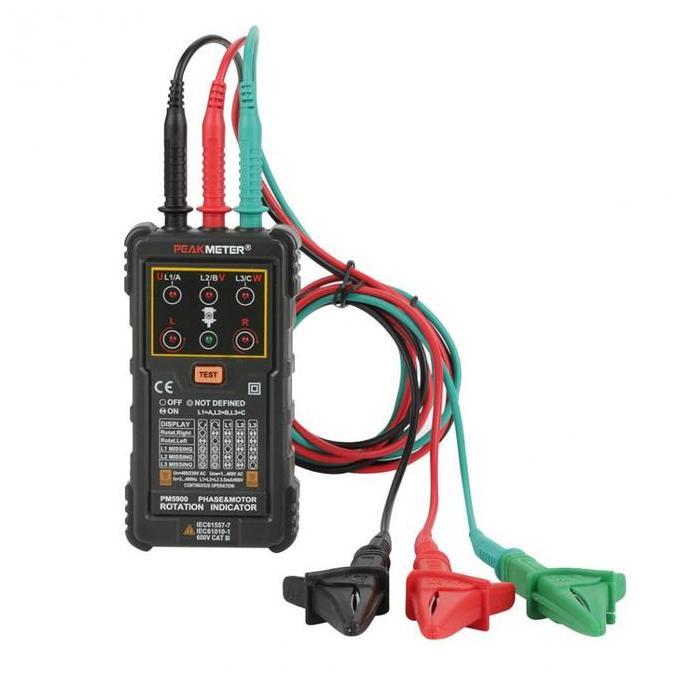 Digital 3 Three Phase Indicator Rotation Sequence Meter Tester Pm5900