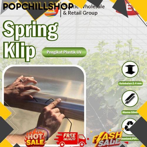 Termurah Penjepit Plastik UV / Spring Klip Alat Pasang Plastik UV