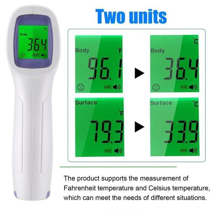 Digital Infrared Body Thermometer Temperature Gun Suhu Tubuh It-122