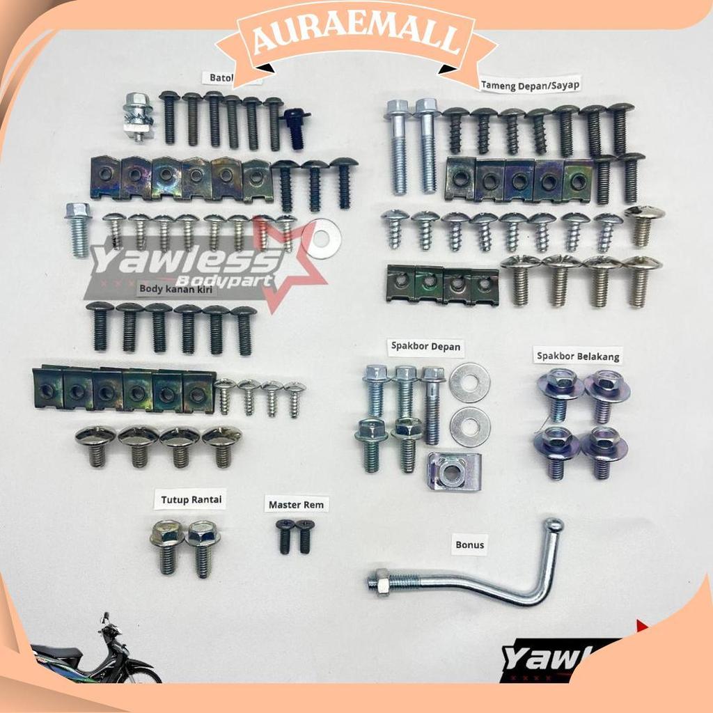 Baut Body Karisma / Baut Body Karisma 125 / Baut Karisma Full Set Ori