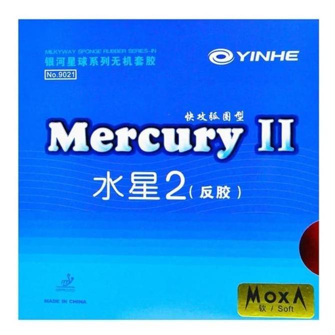Karet Bat Tenis Meja Pingpong Yinhe Mercury 2 Sponge Tipis