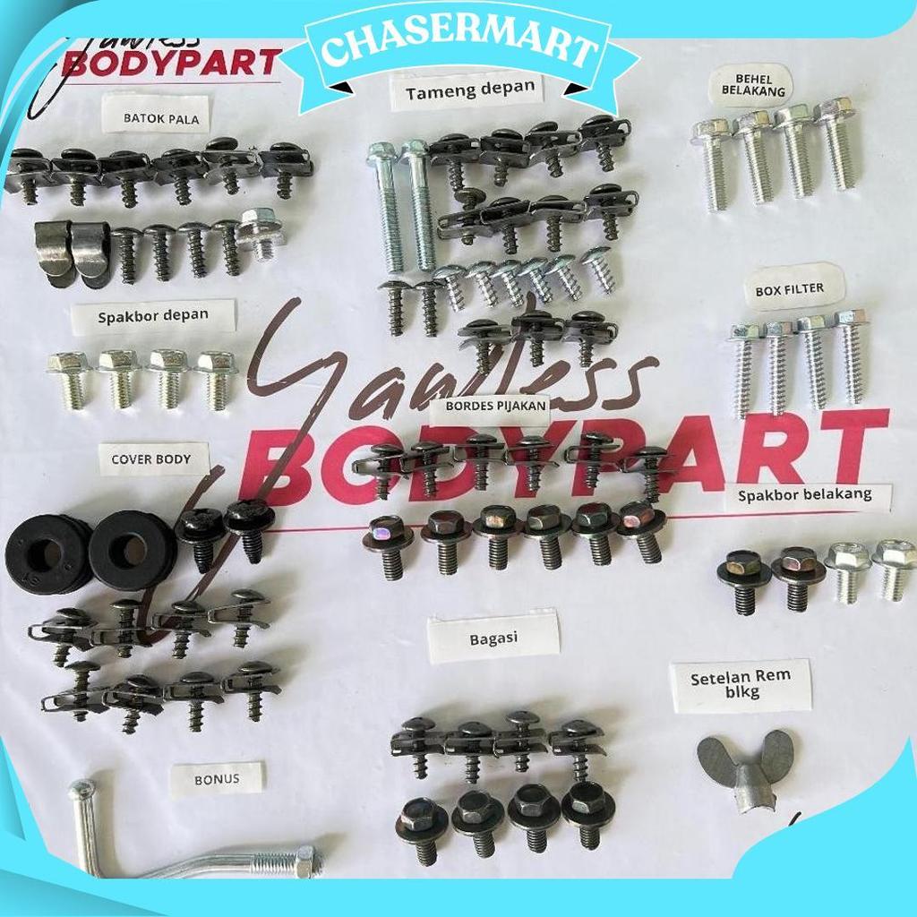 Baut Mio Sporty Full Body / Baut Body Mio Smile Full Set / Baut Cvt Mio Sporty Sale