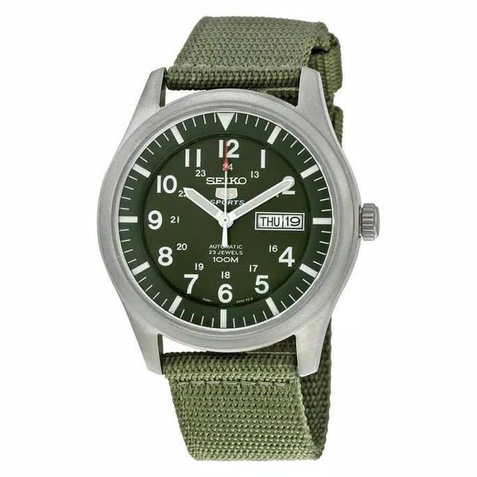 Seiko 5 Military Sports SNZG09K1 Automatic Green Dial Stainless Steel