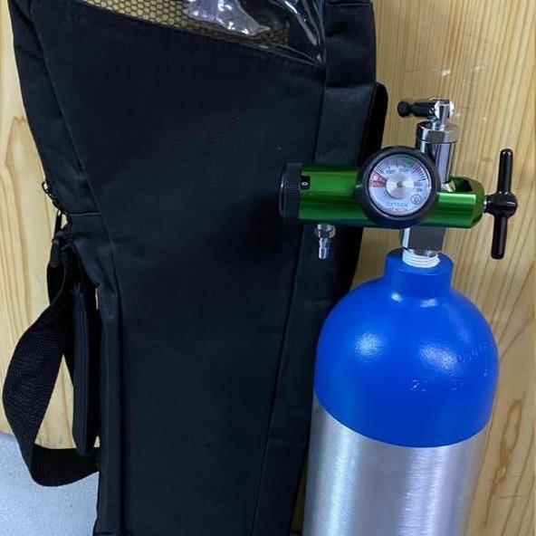 Ready stock tabung oksigen portable 0.25m3 (1/4 kubik) travel
