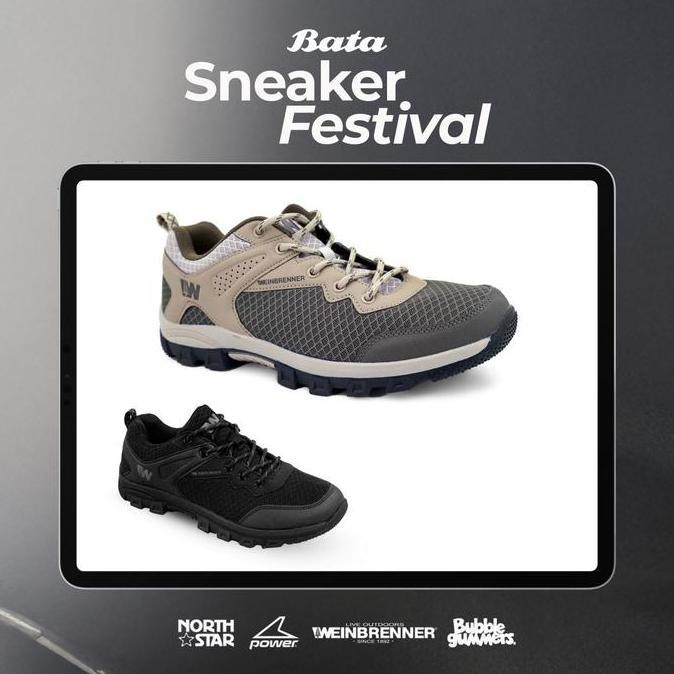 [SneakerFest] WEINBRENNER - MONTREK "Air Mesh" Sepatu Sneakers Hiking Outdoor Pria - Shoes HM