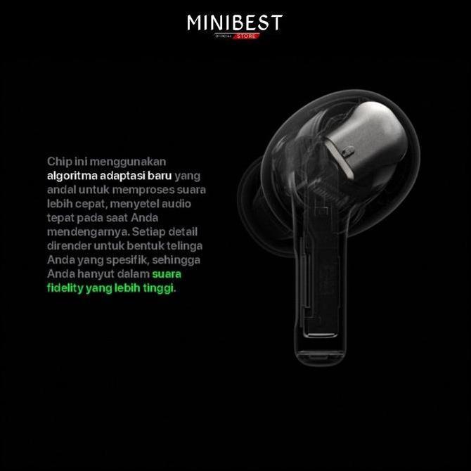 [ GENERASI BARU ] Minibest M5 ANC Pro 2 Wireless Charging Case TWS Bloetooth Original