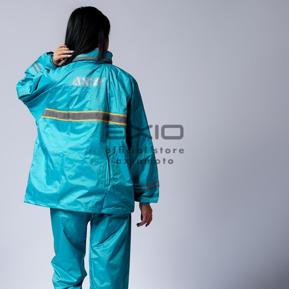 Fh-46 Axio Jas Hujan Raincoat Ax 882 Silver Series Pria Wanita Viral