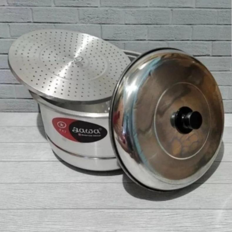 Panci  Langseng Dandang Kukusan Steamer Maspion Jawa 28Cm