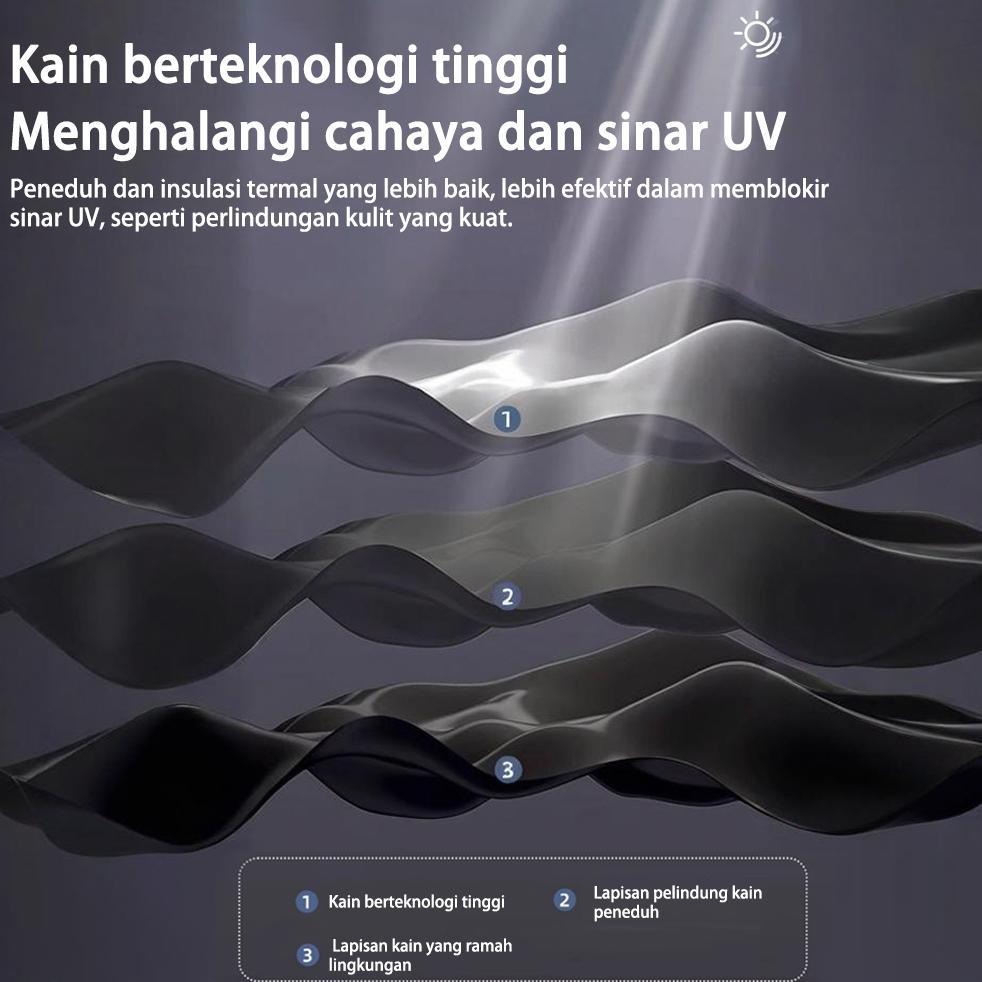 Wispace Roller Blind Jendela Roller Blind Roller Blinds Gorden Minimalis 85%Dimout Dapur&Kantor Hias