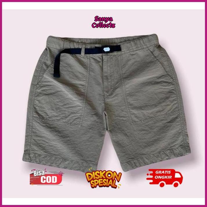 ryu-56 COD Celana Pendek Cargo Uniqlo Unisex Ripstop Murah Terlaris