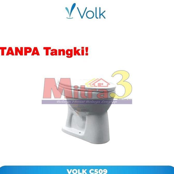 >*>*>*>*] Closet Duduk Siram VOLK Clematis C509 / Kloset Single Bowl Toilet