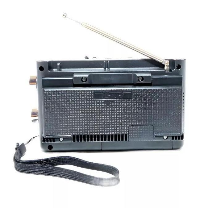 Radio Bluetooth Solar Light Panel Portable Fleco F-358 | Speaker Bluetooth Tenaga Surya Multifungsi 