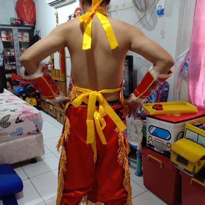 Baju Tatung Taiwan Warna Merah Naga Biru