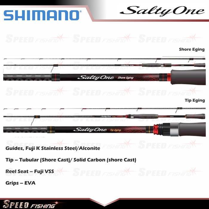 "Cod" - Joran Shimano Salty One Tip Eging Shore Eging Rod Spinning Cumi Bestseller