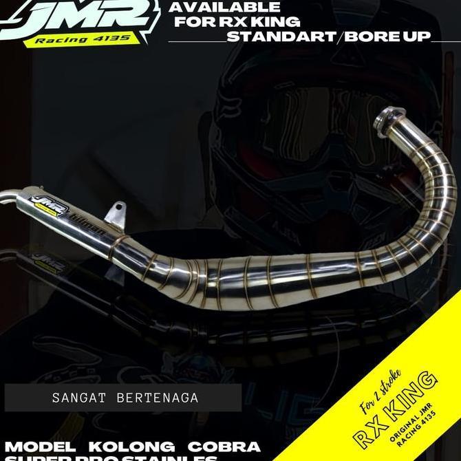 KNALPOT RX KING KOLONG  SUPER PRO FULL STAINLESS ORIGINAL JMR RACING 4135 Original