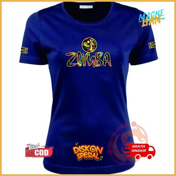 Ex45 et-12 gfd-6 Kaos senam zumba terbaru kaos pendek Baju senam aerobic olah raga fitnes zumba baju