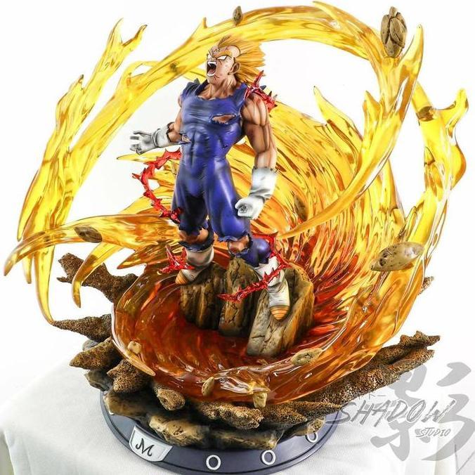 vegeta statue shadow studio patung vegeta