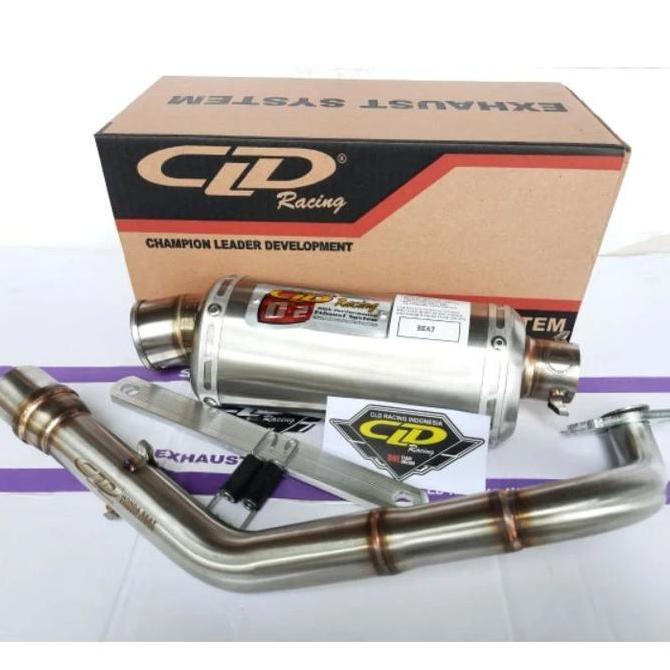 Knalpot Cld racing type pipa atas C2 Beat/Scoopy Karbu/Beat /Scoopy fi Original
