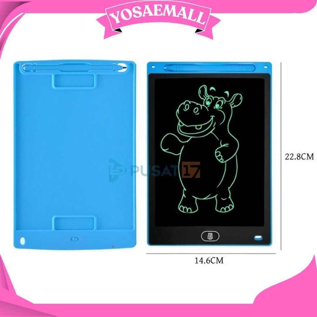 Papan Belajar Tulis Anak Lcd Tablet 8.5 Inch Portable Ori