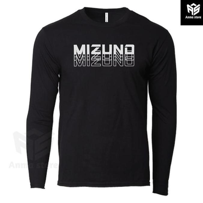 DI100 >> Kaos Pria Wanita Baju Lengan Panjang Olahraga Mizuno Baseball