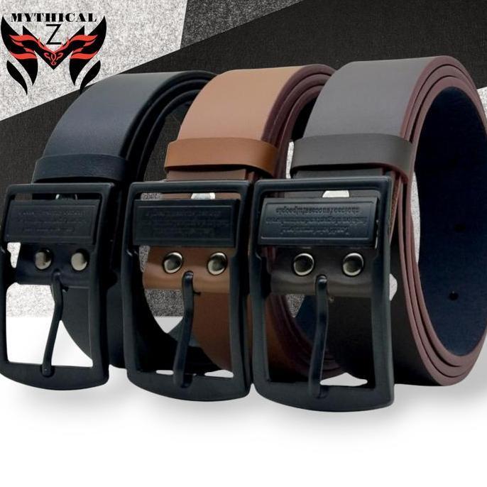 DV152 - ikat pinggang kulit murah pria SIMPEL size jumbo 120/150/170/200cm PREMIUM sabuk gesper kuli